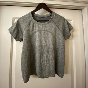 Lululemon swiftly tech short sleeve hemmed to race length